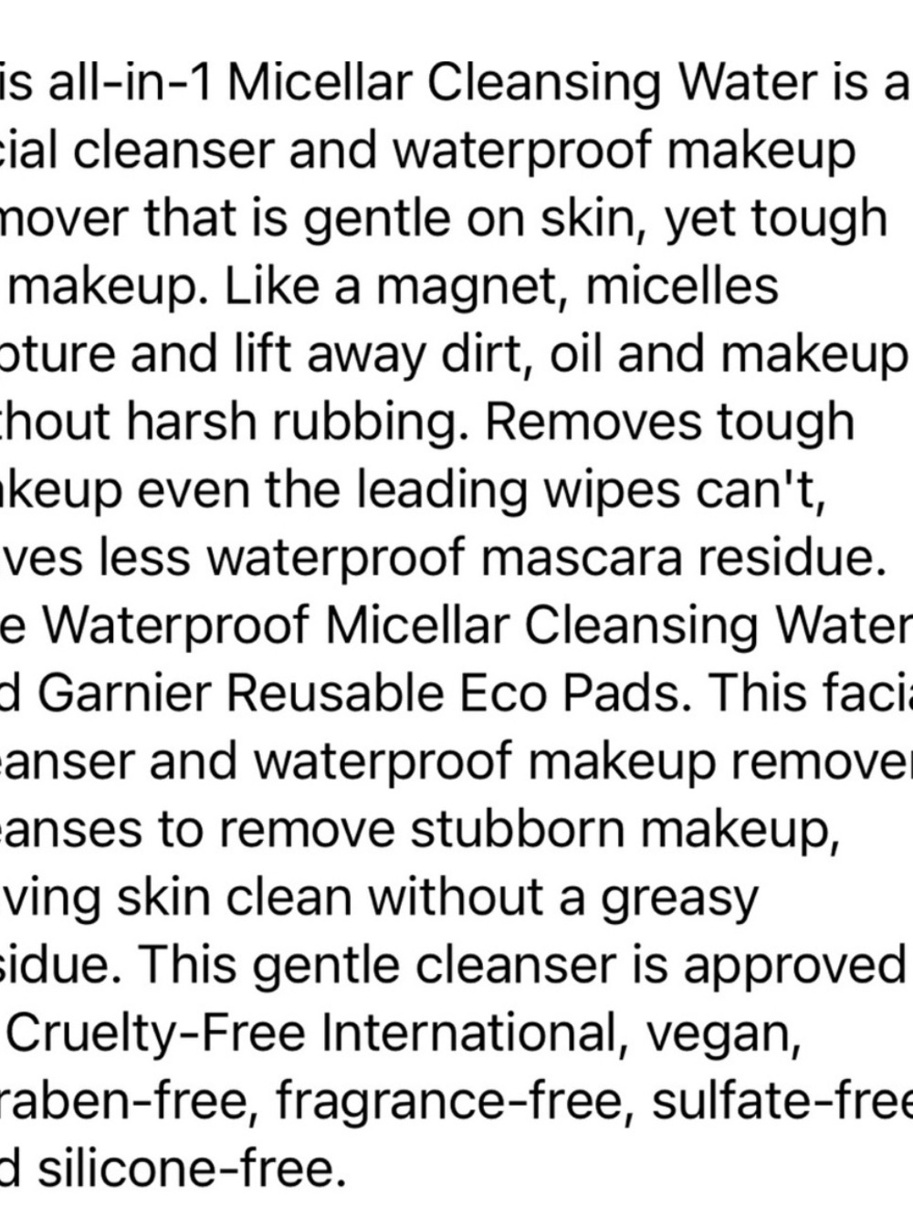 Garnier Micellar Cleansing Water with Blue Cap - Picture 5 of 5